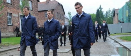 Euro 2012: O delegatie a echipei Germaniei a mers la Auschwitz